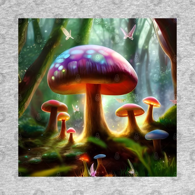 Fungi Tales (4) - Fairy Magic Mushrooms by TheThirdEye